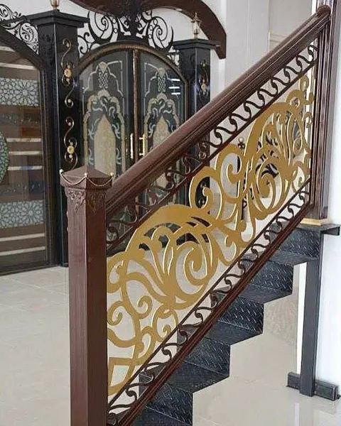 درابزين نباتي قص ليزر — حداد الرحاب